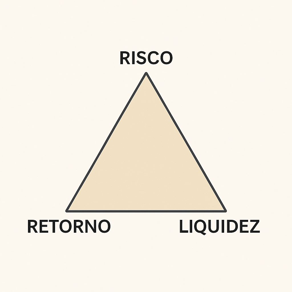 OS 3 Pilares do Investimento: Risco, Retorno e Liquidez