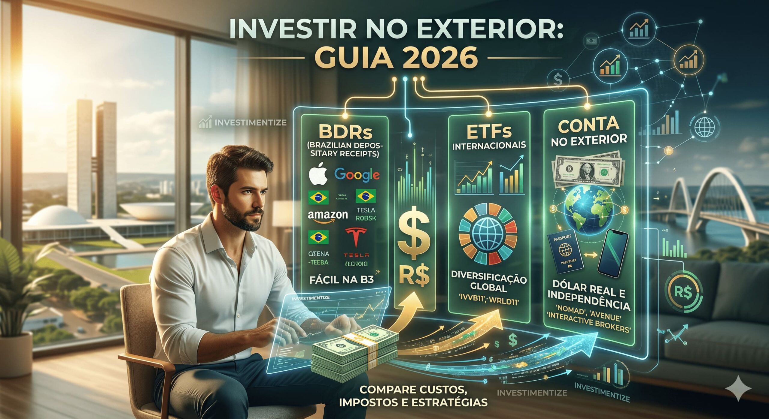 Como Investir no Exterior em 2026: O Guia Definitivo